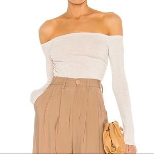 Revolve jace off the shoulder bodysuit